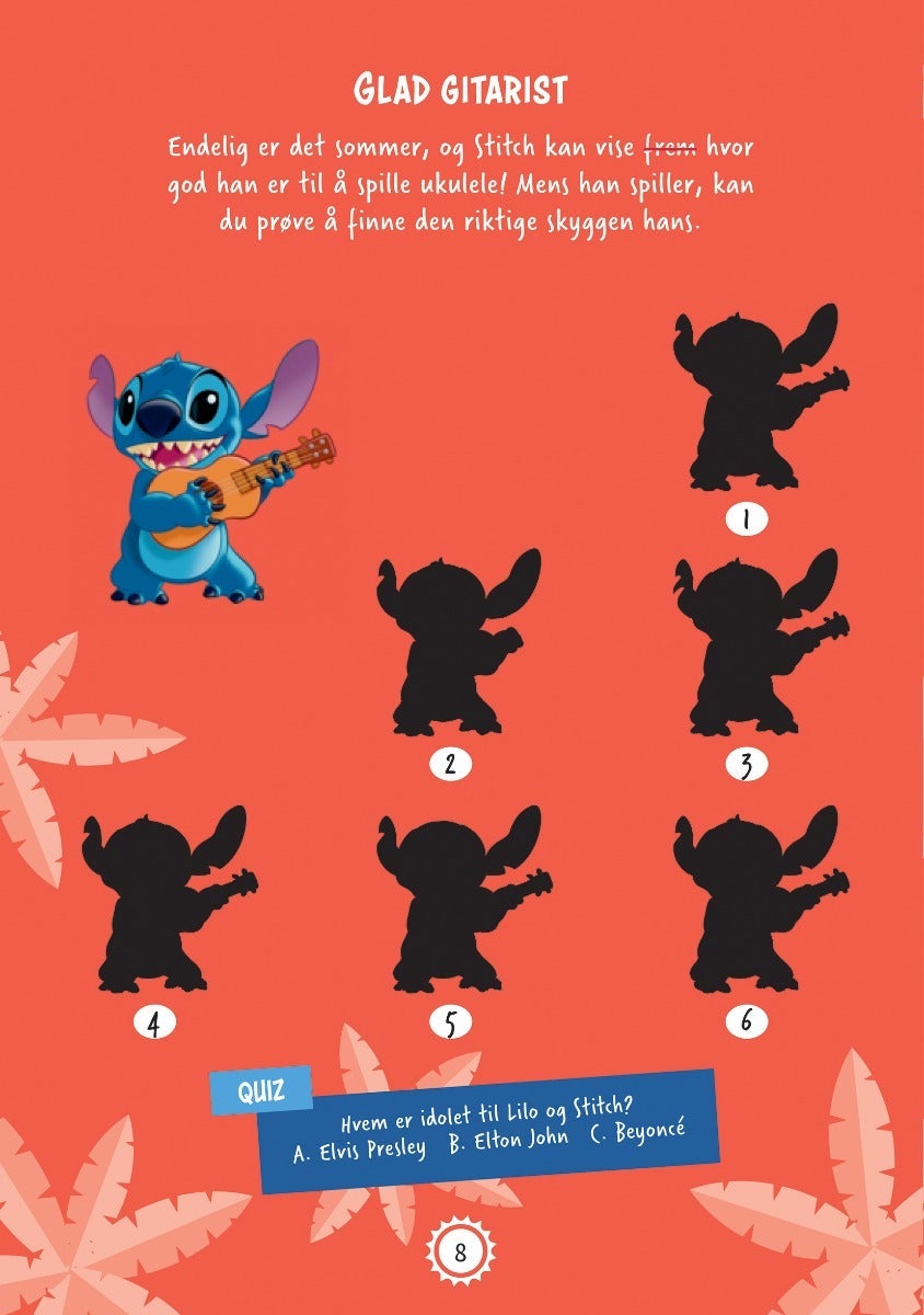 Aktivitetsbok Disney Sommer m/klistremerker