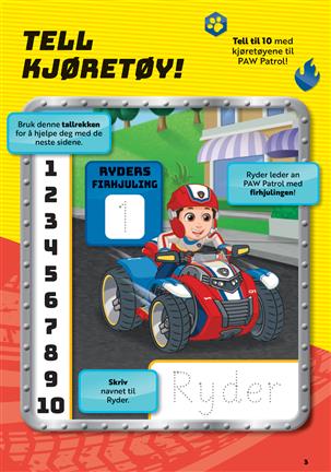 Aktivitetsbok Paw Patrol m/klistremerker