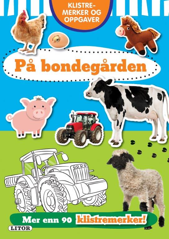 Aktivitetsbok På Bondegården Med Klistremerker