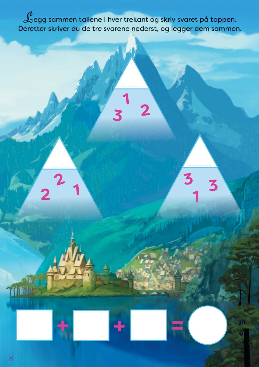 Aktivitetsbok WD Frost Med Klistremerker