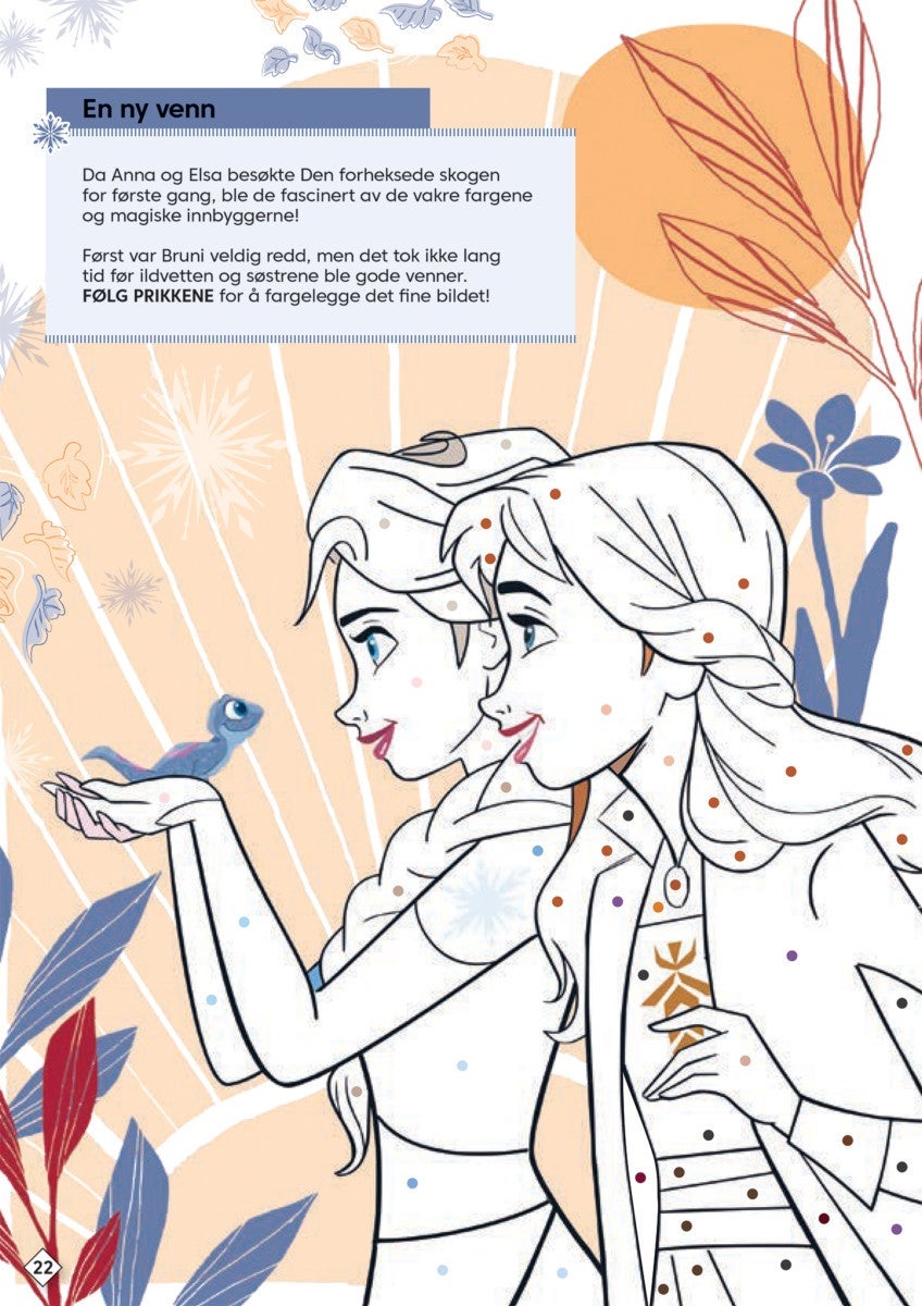 Aktivitetsbok Frost med klistremerker