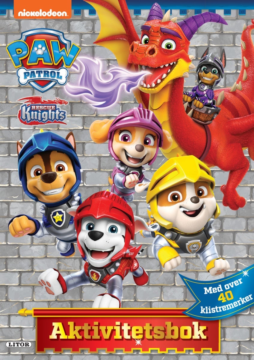 Aktivitetsbok Paw patrol med klistremerker