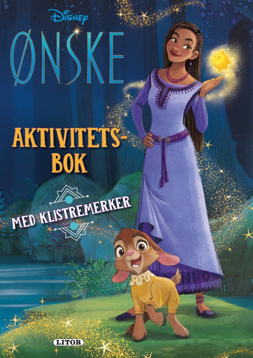 Aktivitetsbok WD Ønske m/klistremerker