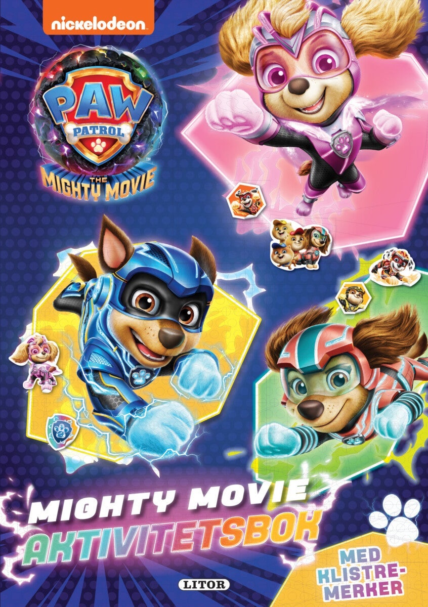 Aktivitetsbok Paw Patrol m/klistremerker
