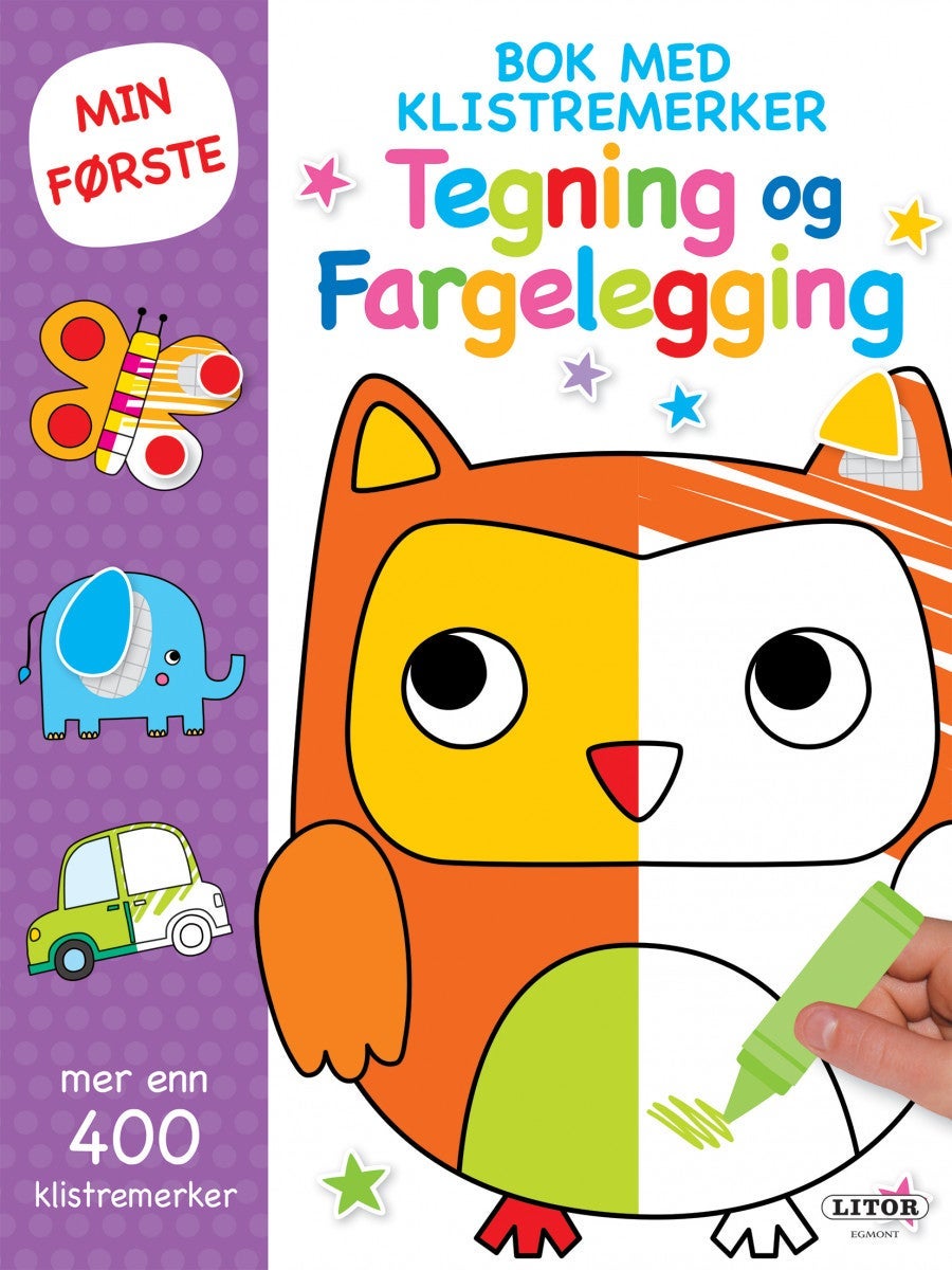 Aktivitetsbok Min Første Bok M Klistrem