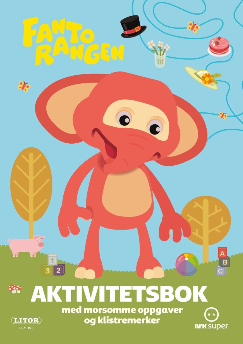 Aktivitetsbok Fantorangen m/klistremerker