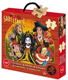 Trepuslespill Kaptein Sabeltann 9 Biter - Knottepusle