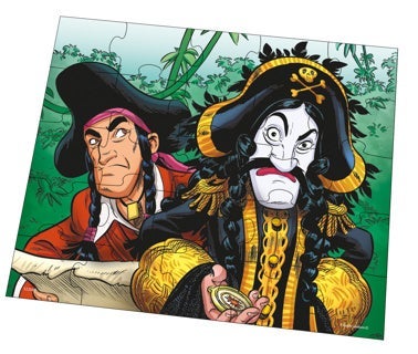 Trepuslespill Kaptein Sabeltann 25 Biter