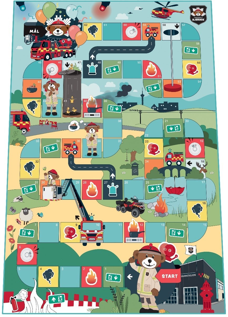 Spill Bjørnis Brannvern Spill