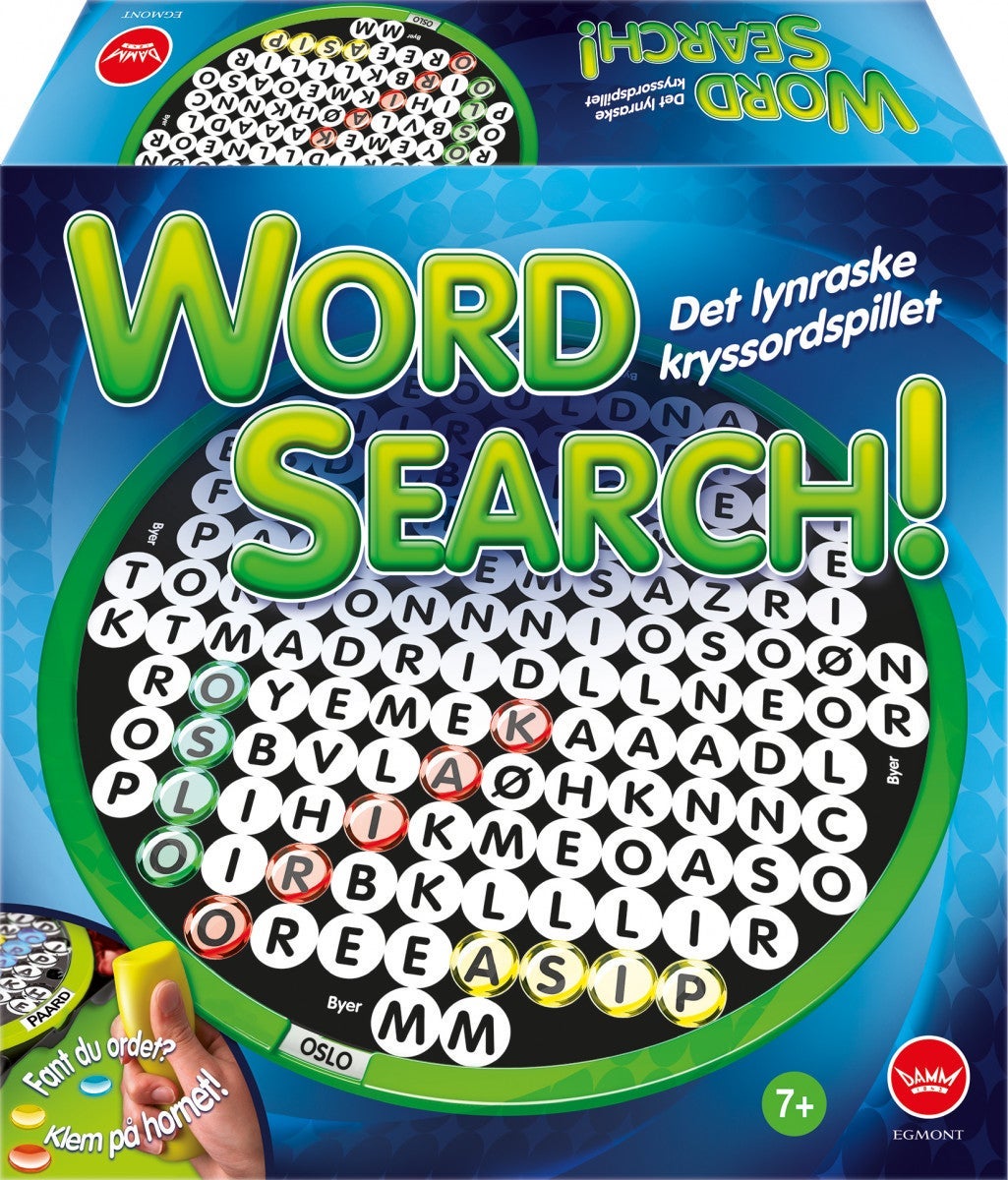 Spill Wordsearch - Kryssordspillet