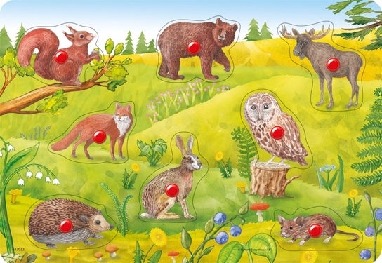 Knottepuslespill Dyr 8 Biter