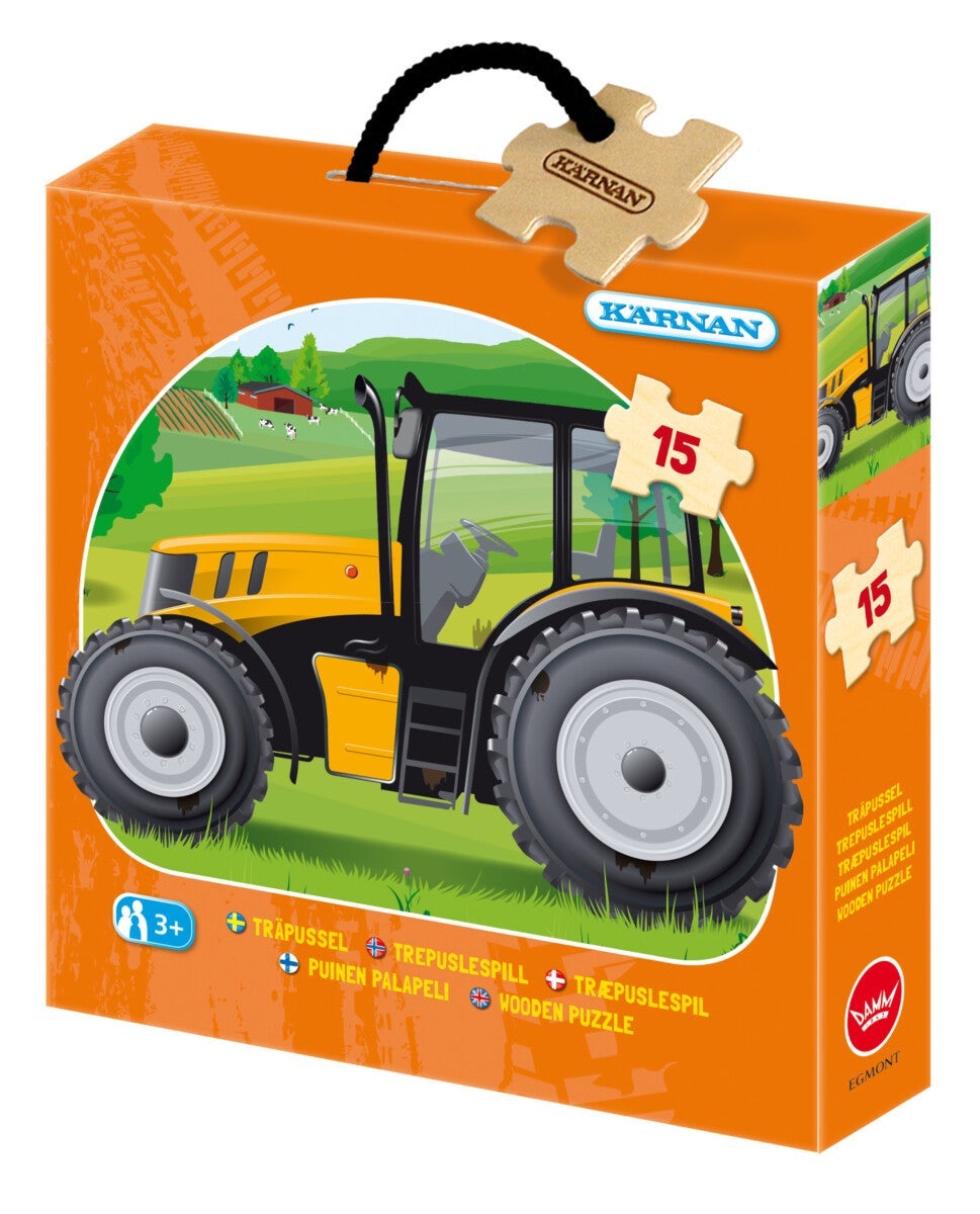 Trepuslespill Traktor 15 Biter