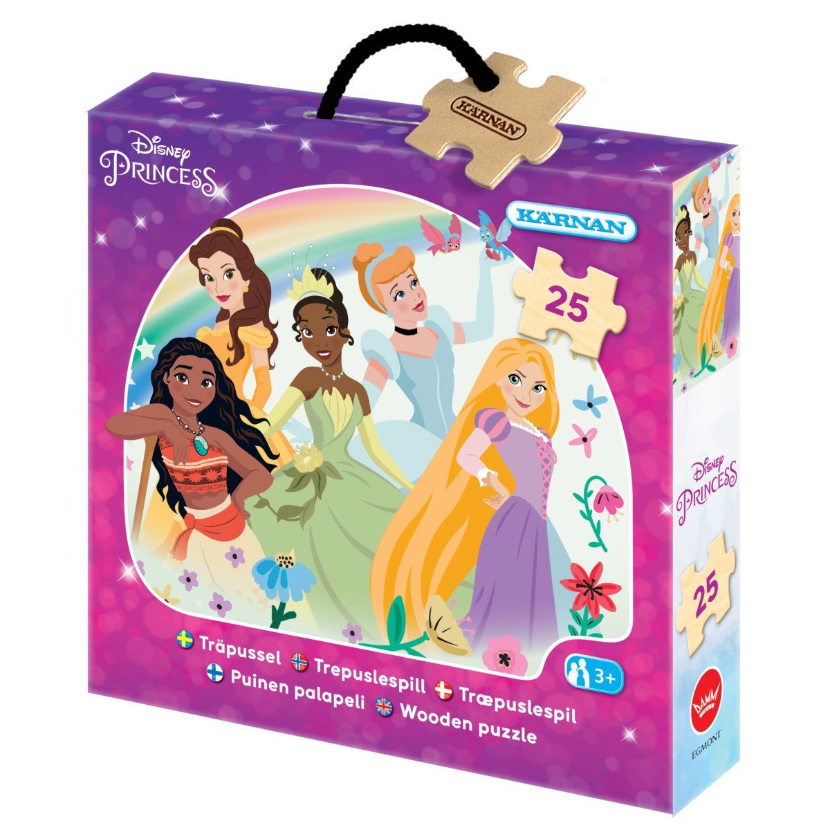 Trepuslespill WD Prinsesser 25 Biter