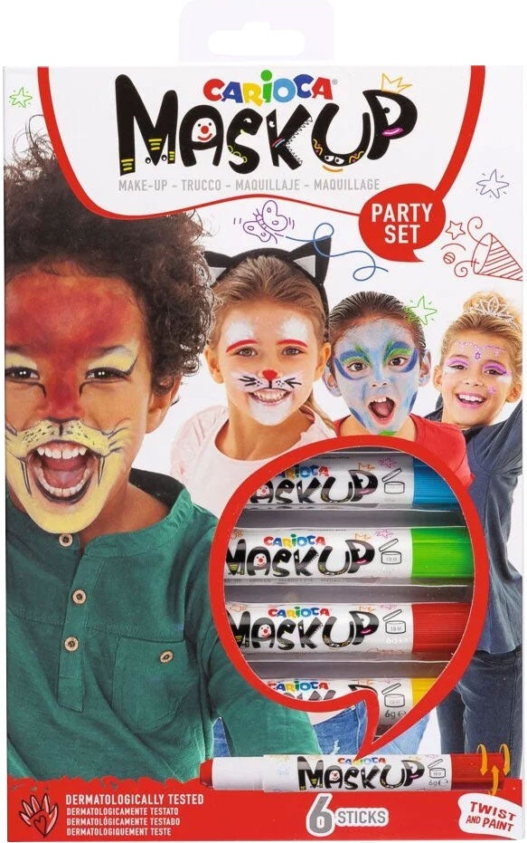Hobby Ansiktsmaling Carioca Party 6 Stk