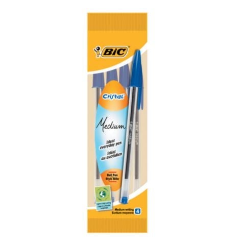 kulepenn Bic Cristal M Blå (4)