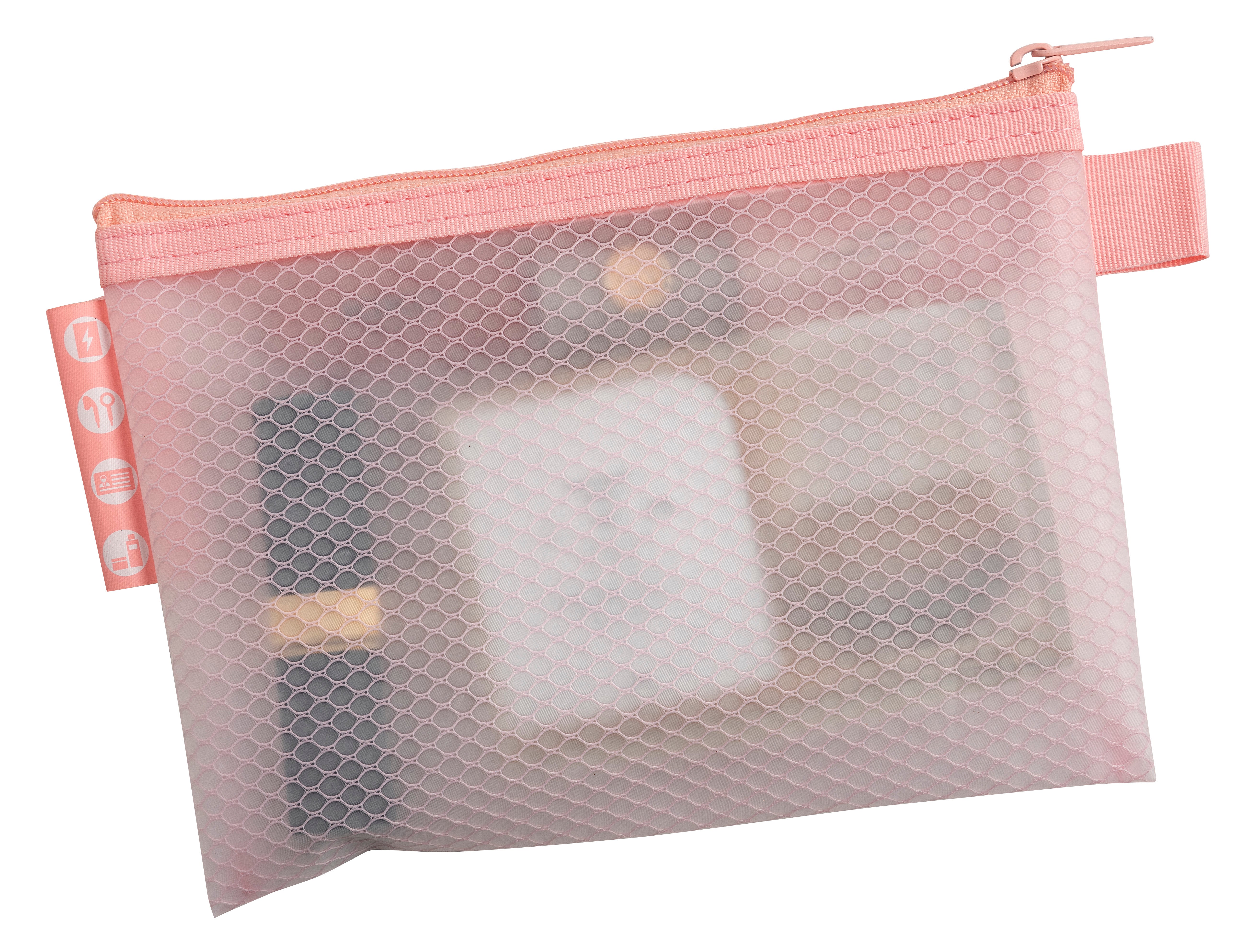 Oppbevaringslomme gl.lås A6 Pastell ass