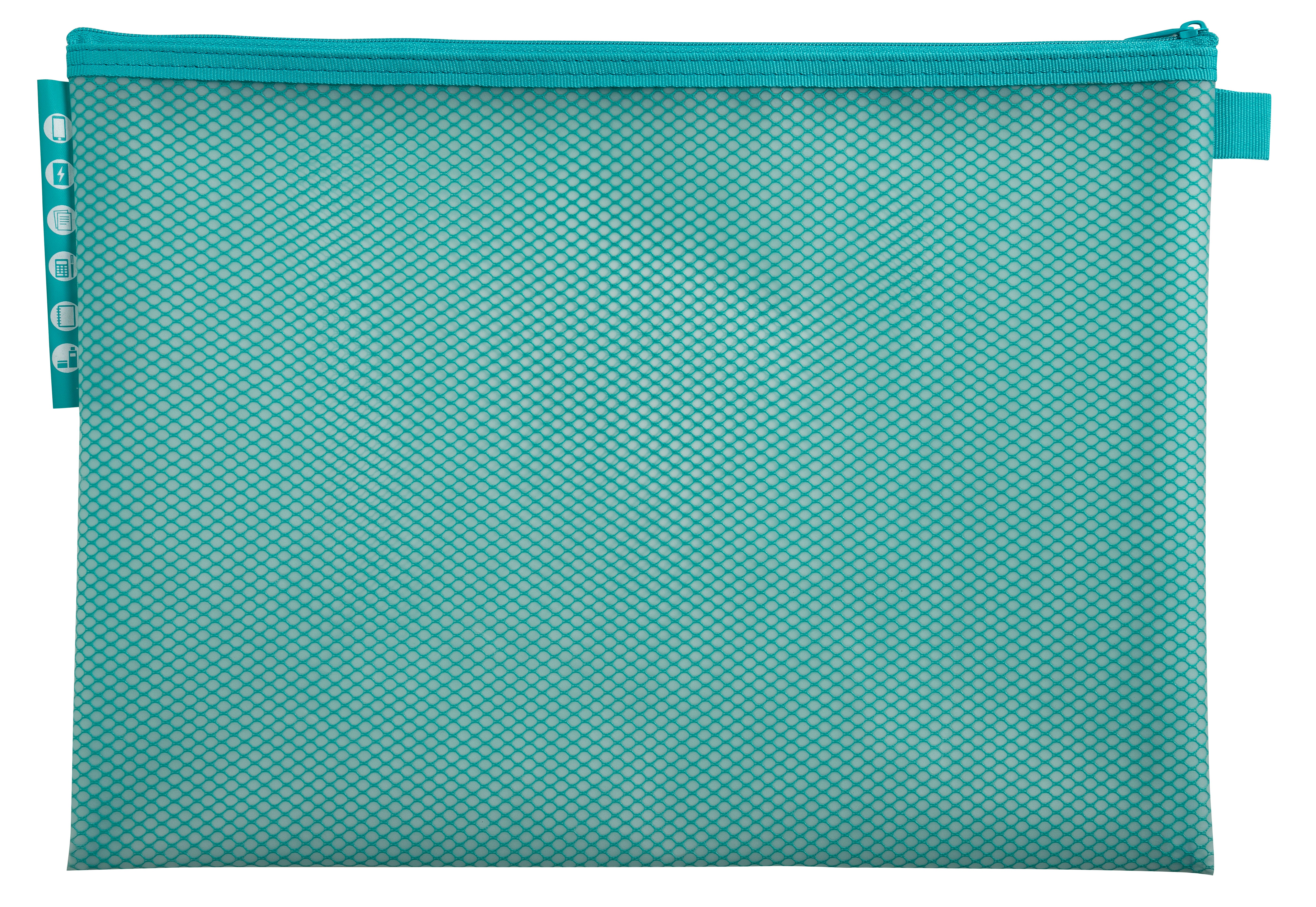 Oppbevaringslomme gl.lås A4 Pastell ass