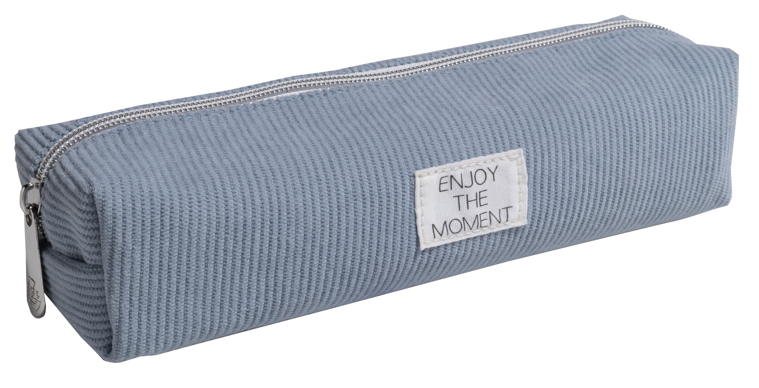 Pennal kordfløyel velvet blå