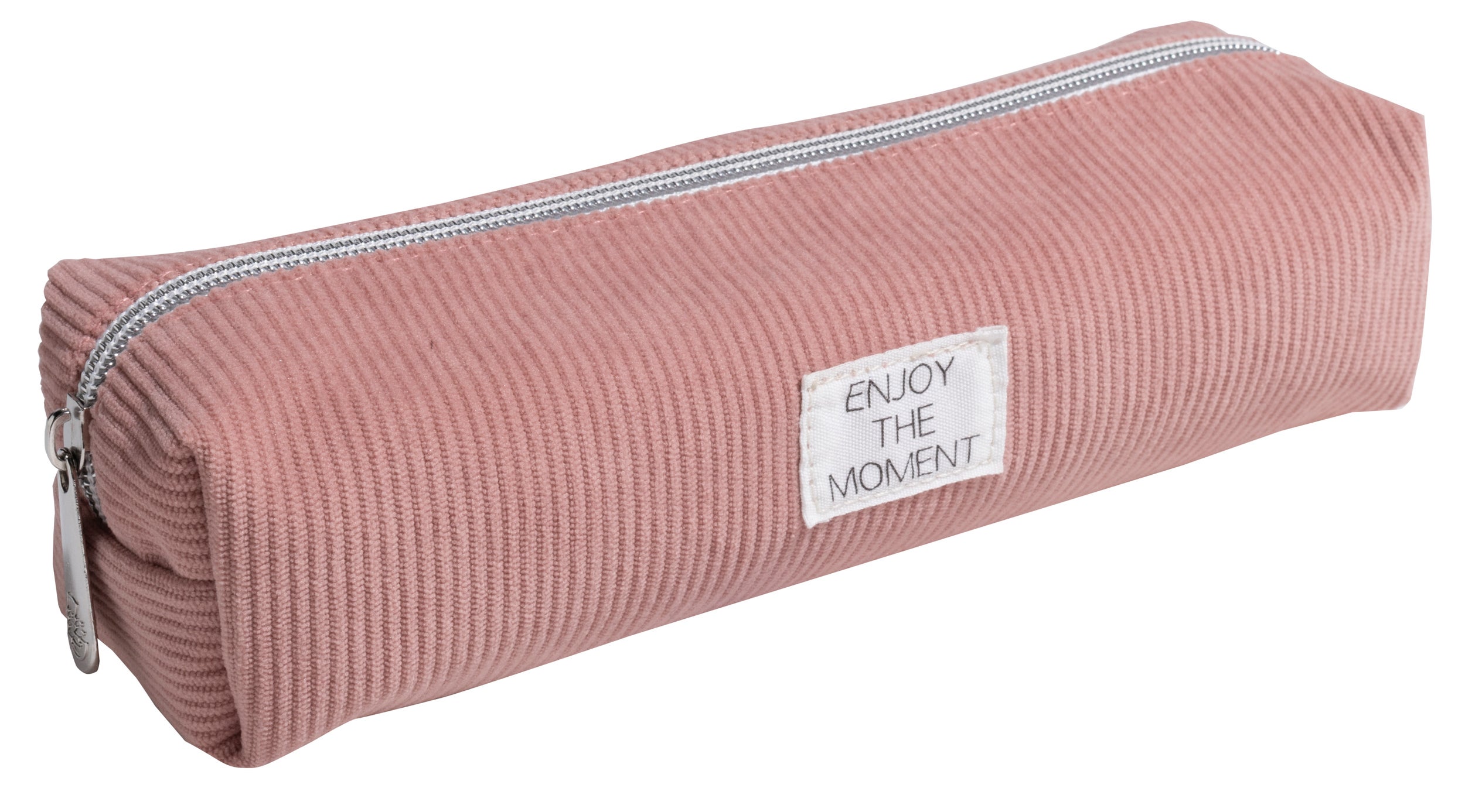 Pennal kordfløyel velvet rosa