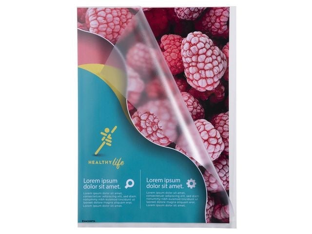 Plastomslag Exacompta A4 120my klar (10)