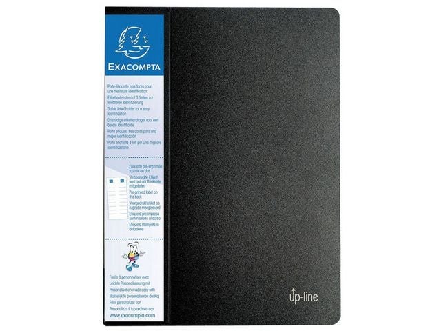 Presentasjonsmappe A4 40 lommer Exacompta sort