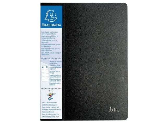 Presentasjonsmappe A4 80 lommer Exacompta sort