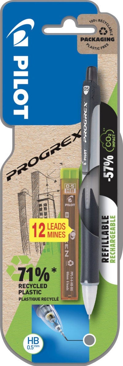 Trykkblyant Pilot Progrex 0,5 + refill (1)