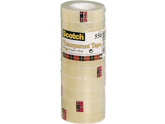 Disktape Scotch 550 transp. 15mmx66m