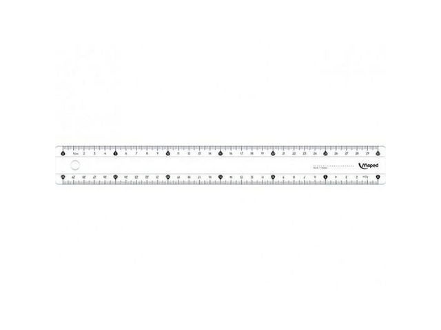 Linjal Maped Plast 30 cm