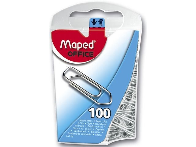Binders Maped 25mm sølv (100)
