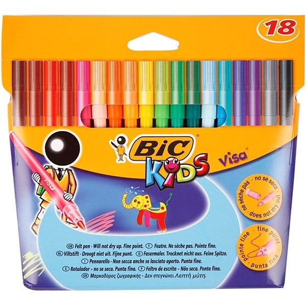 Fiberpenn Bic Visa ass. farger(18)