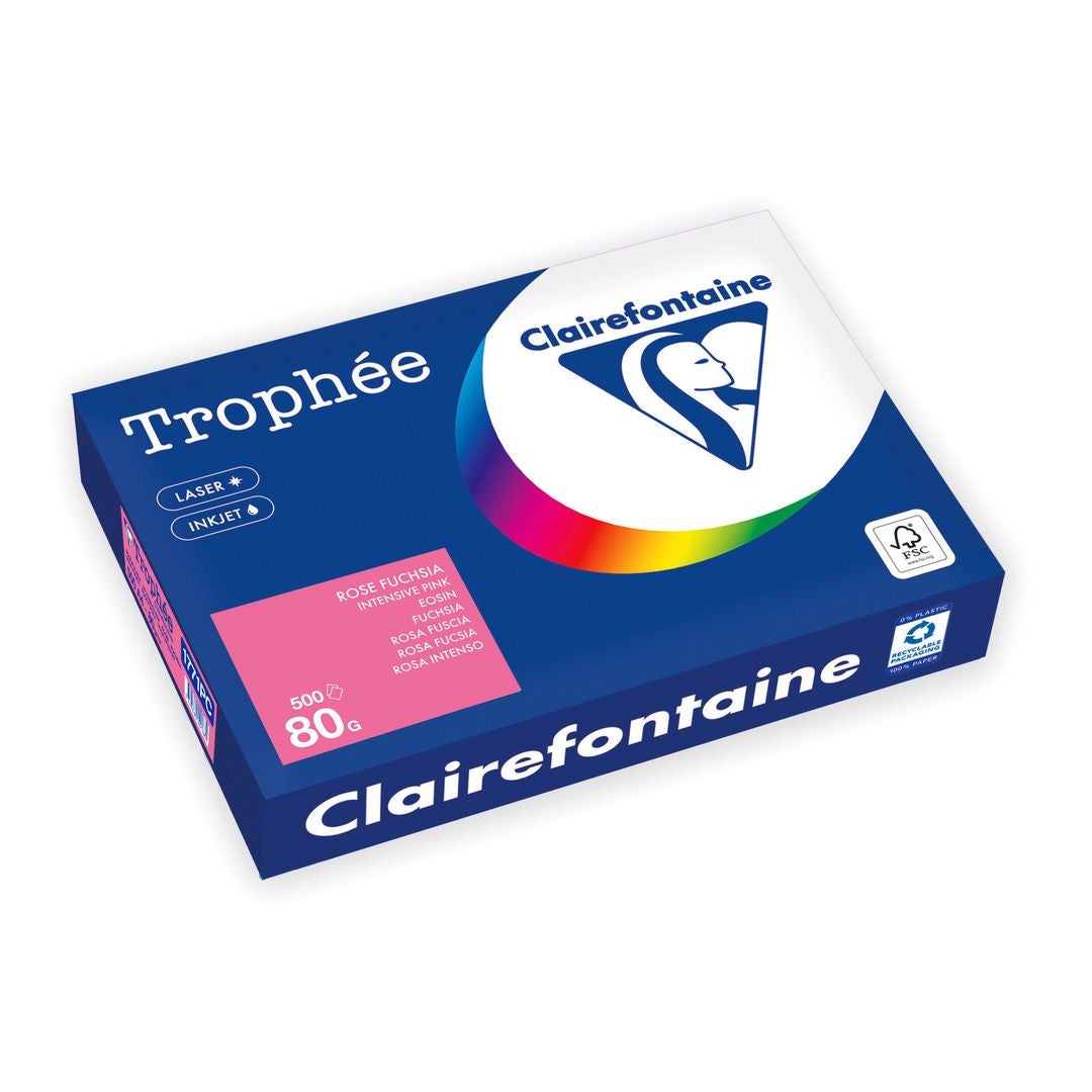 Kopipapir Trophee A4 80g rosa (500)
