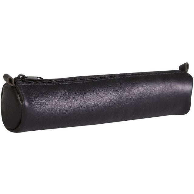 Pennal Age Bag Ø4x18,5 cm skinn sort