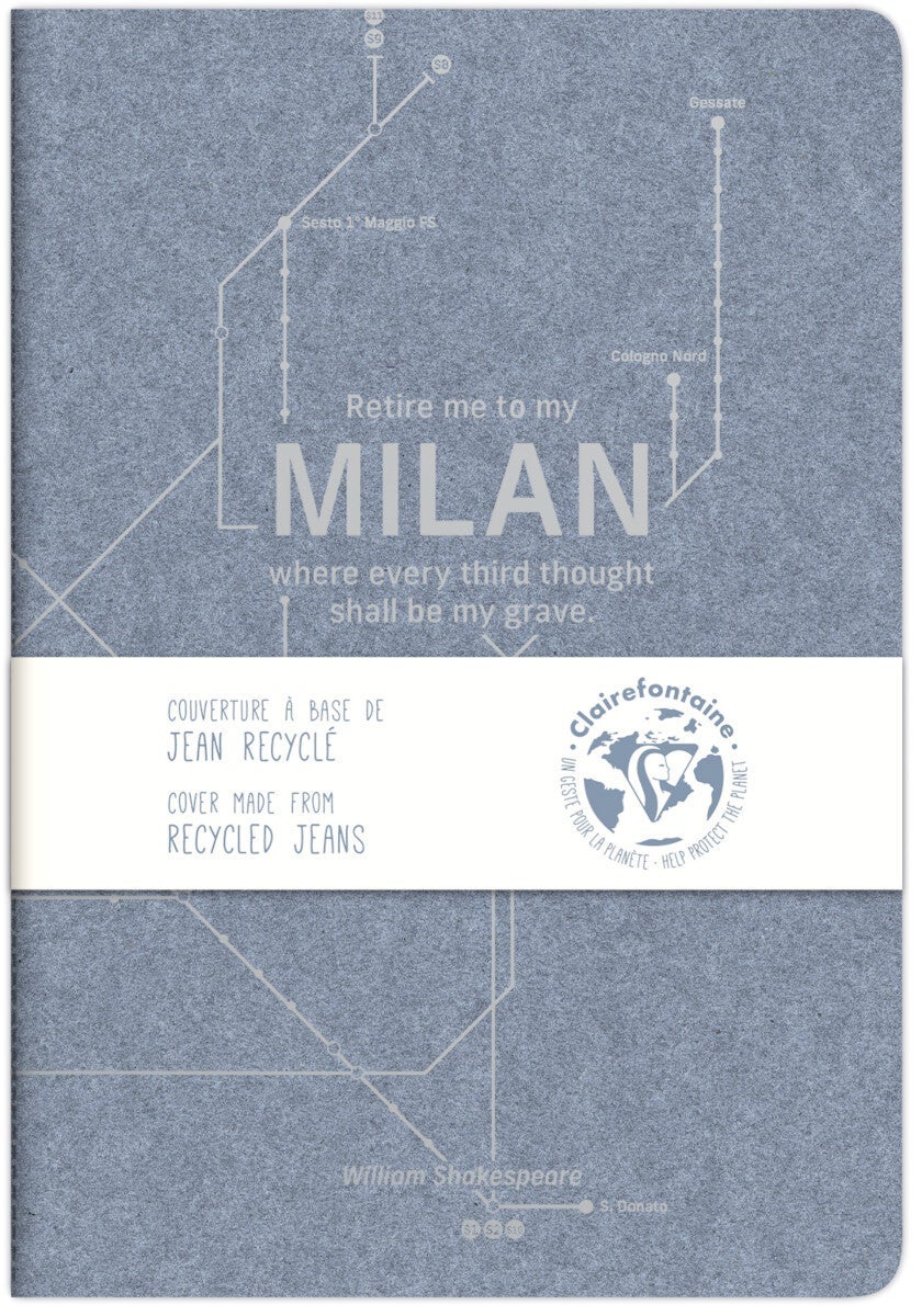 Notatbok A4 Jeans linjer