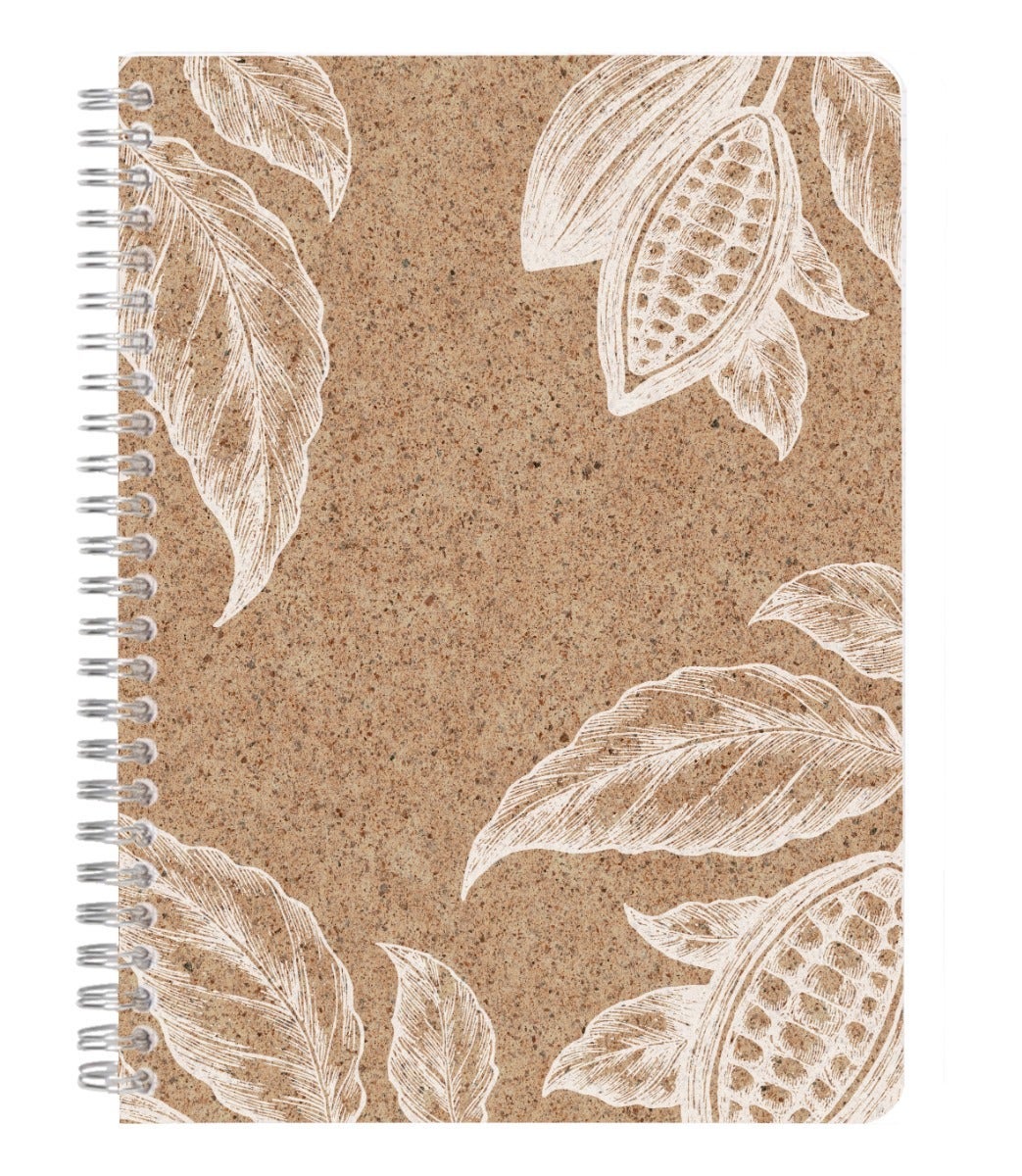 Spiralhefte A5 Cocoa linjer