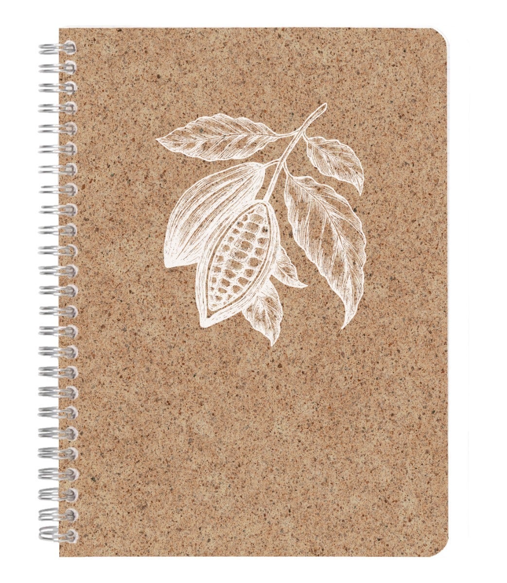 Spiralhefte A5 Cocoa linjer