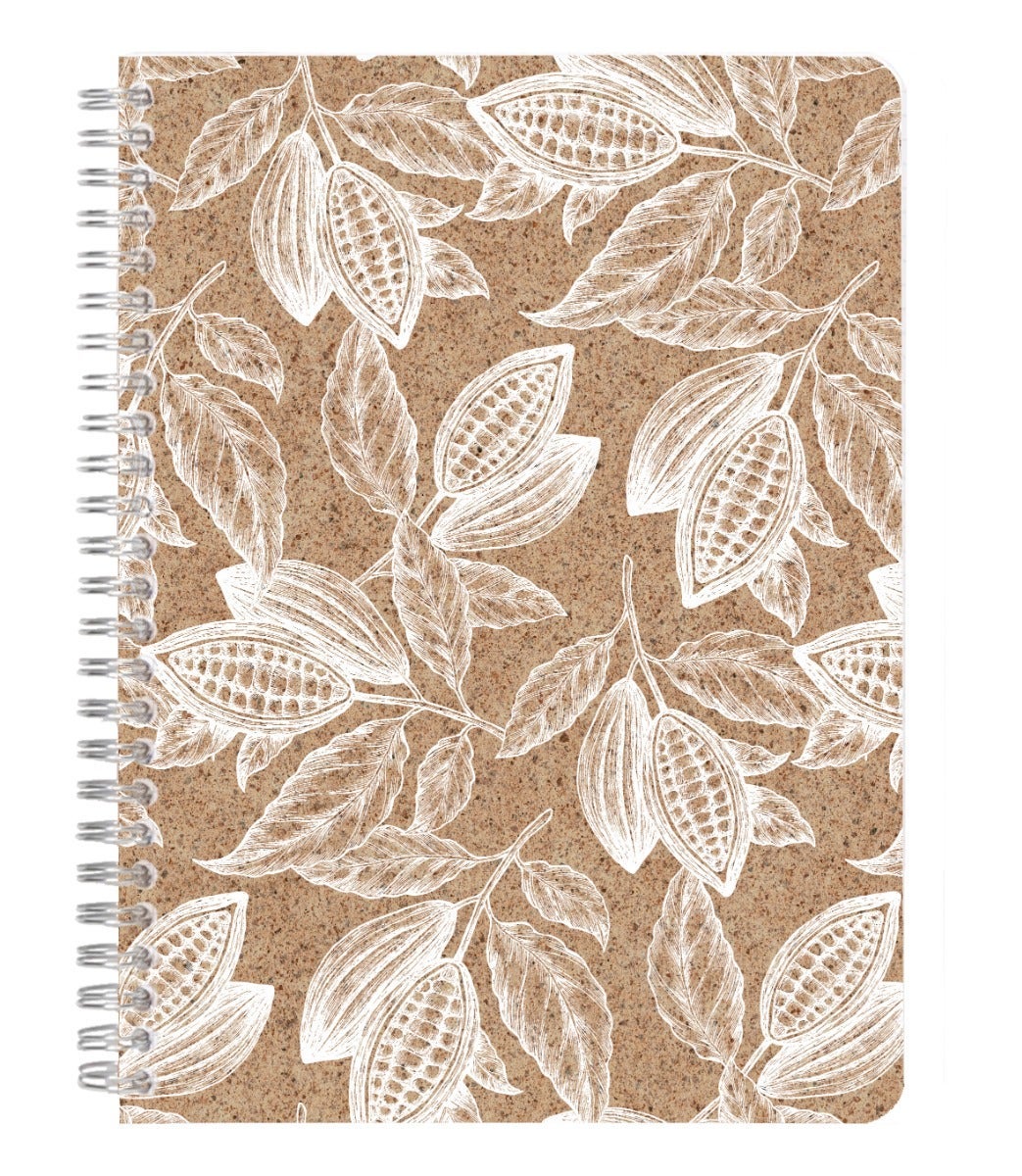 Spiralhefte A5 Cocoa linjer