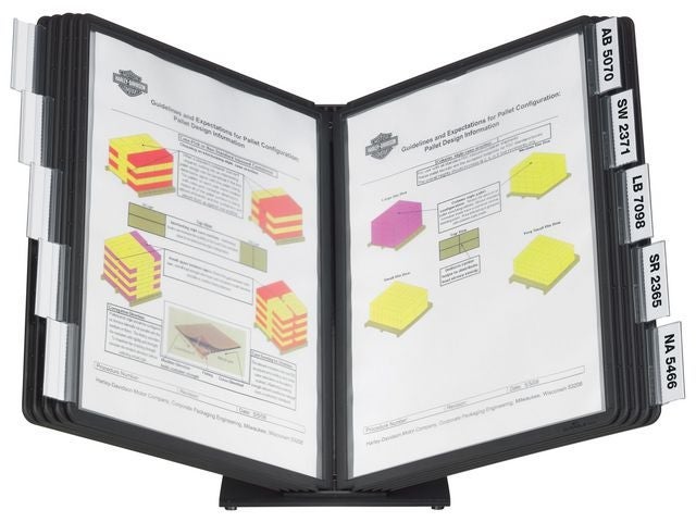 Bordstativ Vario 10 lommer sort