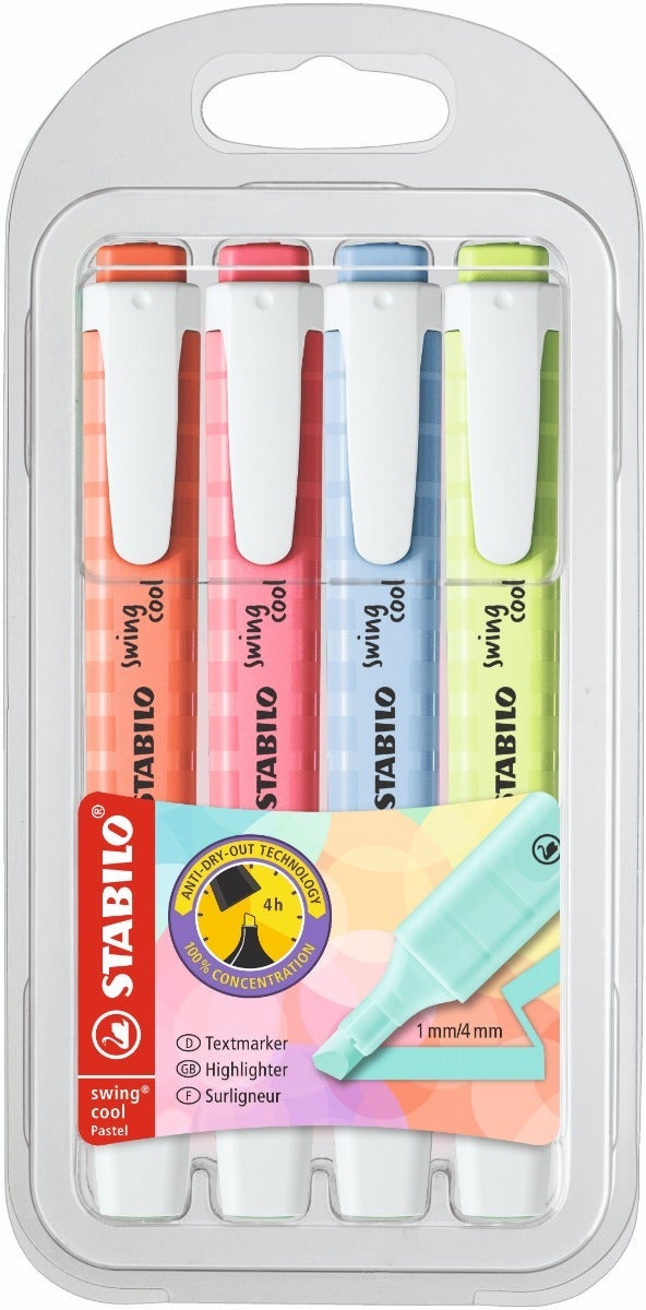 Merketusj Stabilo Swing.c. Pastel 4-pl