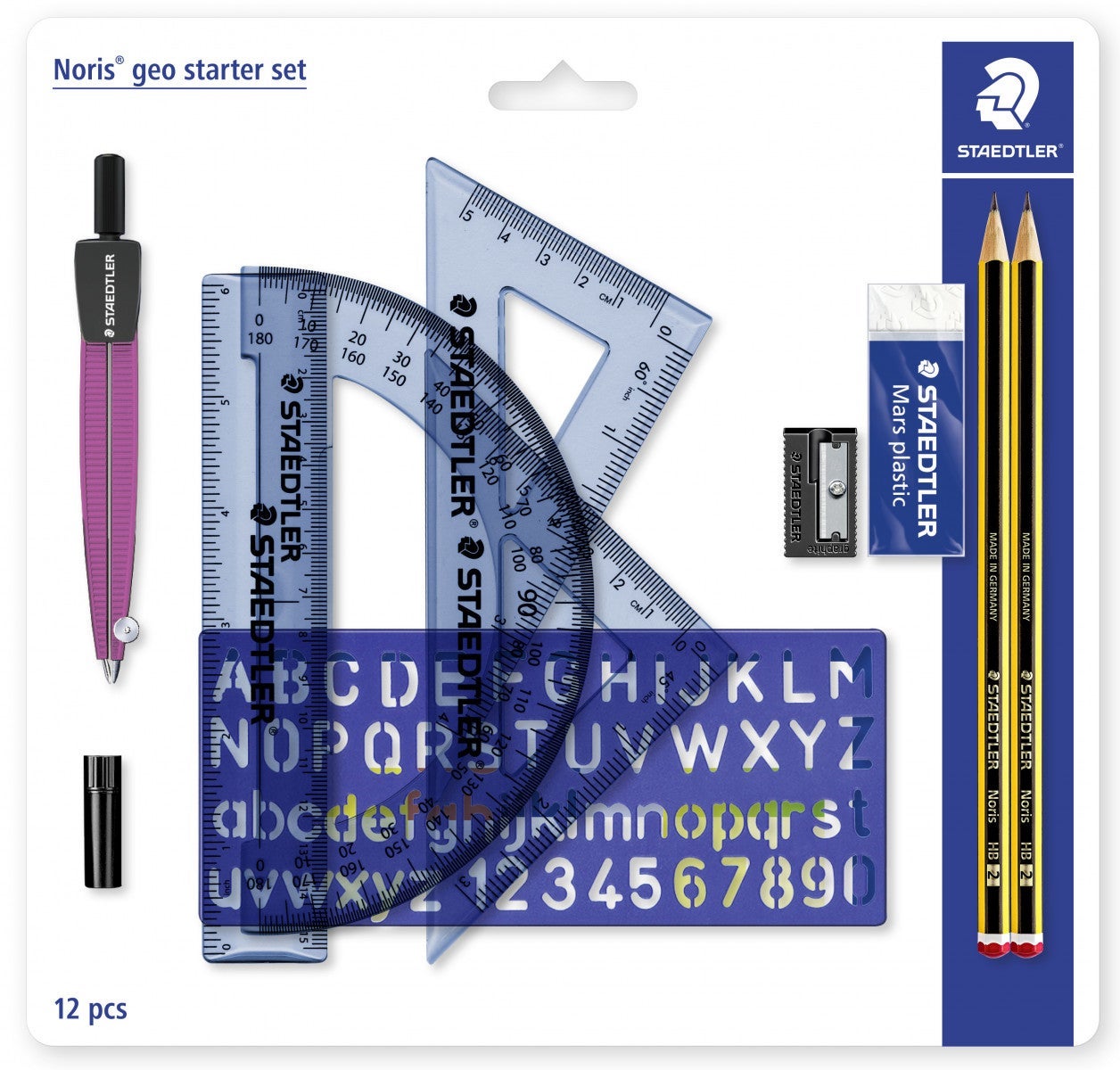 Startsett Staedtler geometri 12 deler