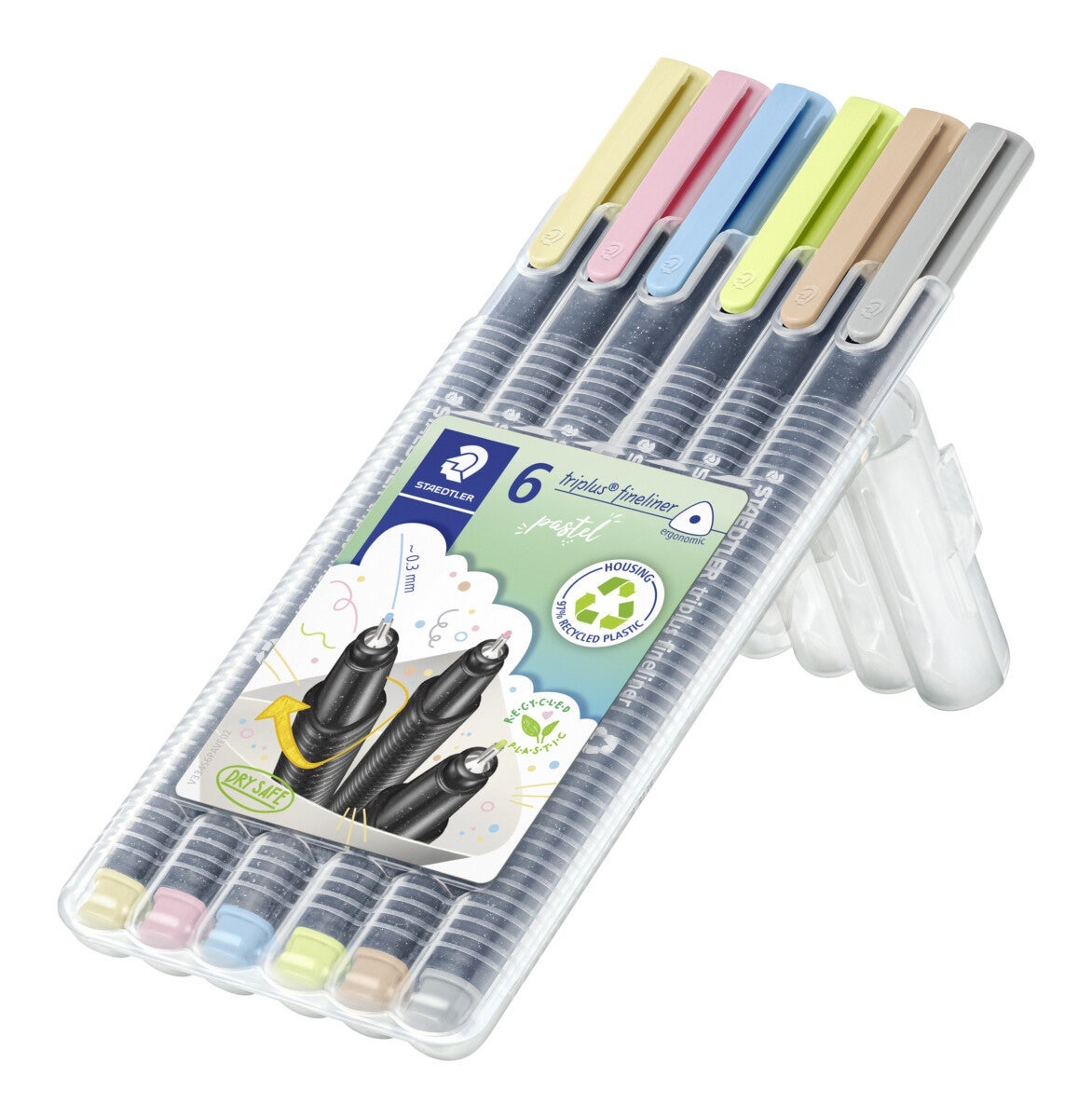 Fineliner Staedtler Triplus pastell (6)