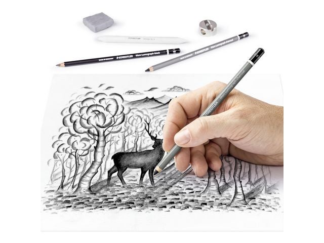 Tegnesett Staedtler grafit (12)