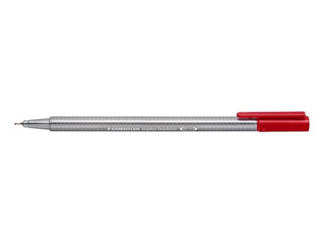 Fineliner Staedtler Triplus 0,3mm rød