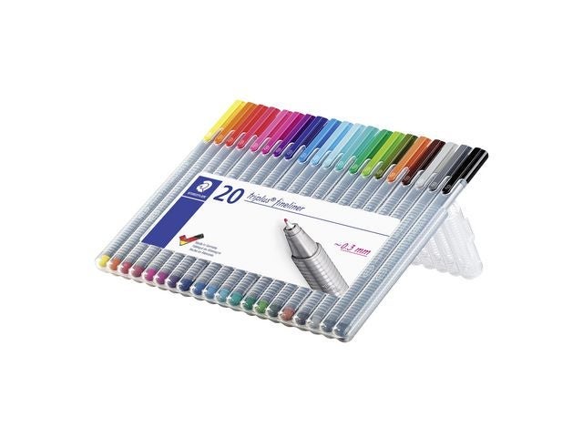 Fineliner Staedtler Triplus ass (20)