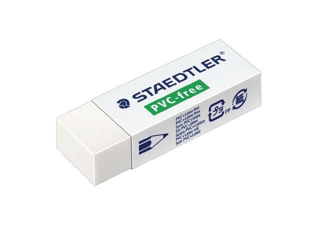 Viskelær Staedtler PVC fritt 65x23x13mm