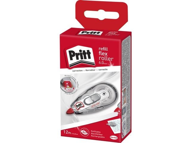 Korrekturroller Pritt m/refill Flex 6mm