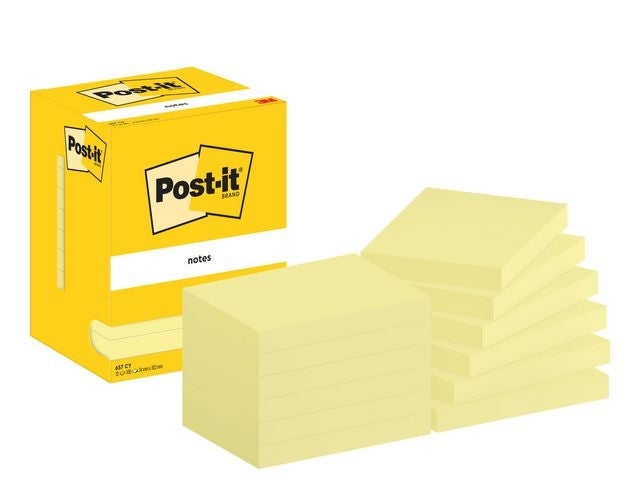 Notatblokk Post-It 76x102 CY (12)