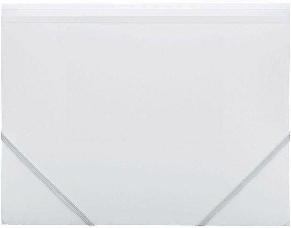 Strikkmappe Foldermate PP A4 hvit