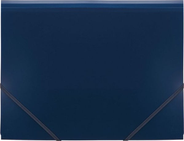 Strikkmappe Foldermate PP A4 blå