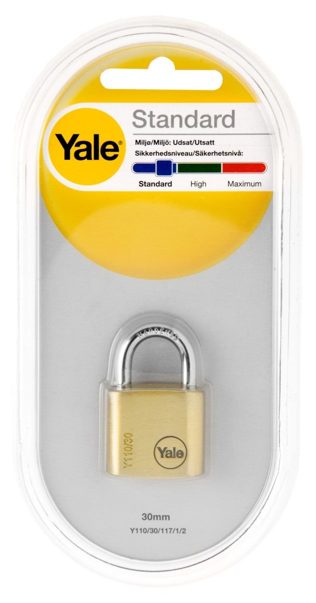 Hengelås Yale HLY110/30/117/1 30mm